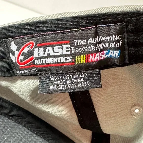 Chase Authentics Dale Jr Embroidered Nascar Licensed Hook & Loop Hat Cap - Picture 10 of 10